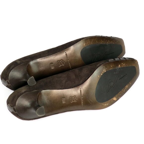 Donald J Pliner Sanchi Blunt Toe 2" Kitten Heel - Picture 6 of 7